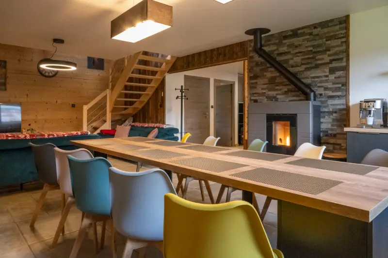 Chalet 10 Personen Vosges, jacuzzi, Xonrupt-longemer, Esszimmer