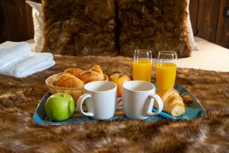 Chalet 10 Personen Vosges, jacuzzi, Xonrupt-longemer Frühstück