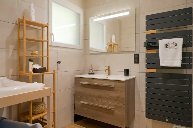 Chalet 10 Personen Vosges, jacuzzi, Xonrupt-longemer Badezimmer